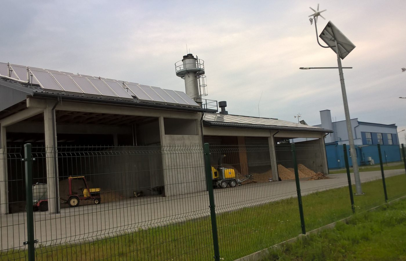 Suszarnia solarna biomasy w Złoczewie