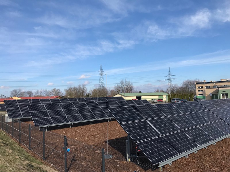 Elektrownia fotowoltaiczna 100 kW na oczyszczalni ścieków w Szczecinku